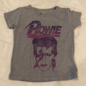 David Bowie t-shirt, size 2T